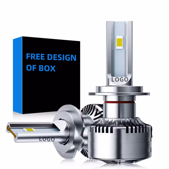 Fendinebbia dal design brevettato 90W 1+1 ad alta potenza H7 H8 H11 9005 9006 Lampadine per fari a LED per auto